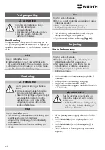 Preview for 64 page of Würth 0510 955 604 Operating Instructions Manual