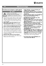 Preview for 76 page of Würth 0510 955 604 Operating Instructions Manual