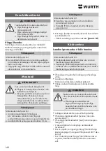 Preview for 148 page of Würth 0510 955 604 Operating Instructions Manual