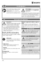 Preview for 180 page of Würth 0510 955 604 Operating Instructions Manual