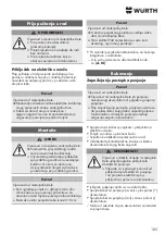 Preview for 183 page of Würth 0510 955 604 Operating Instructions Manual