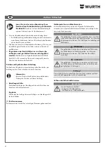 Preview for 4 page of Würth 0510 955 710 Operating Instructions Manual