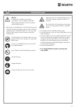 Preview for 5 page of Würth 0510 955 710 Operating Instructions Manual