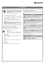 Preview for 16 page of Würth 0510 955 710 Operating Instructions Manual