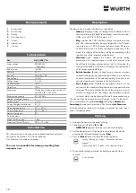 Preview for 18 page of Würth 0510 955 710 Operating Instructions Manual