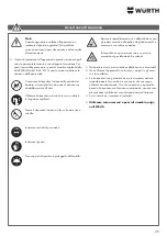 Preview for 29 page of Würth 0510 955 710 Operating Instructions Manual