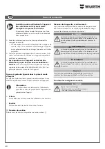 Preview for 40 page of Würth 0510 955 710 Operating Instructions Manual