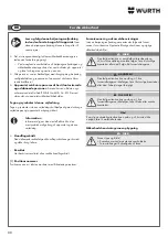 Preview for 88 page of Würth 0510 955 710 Operating Instructions Manual