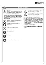 Preview for 89 page of Würth 0510 955 710 Operating Instructions Manual