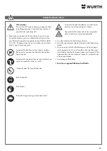 Preview for 101 page of Würth 0510 955 710 Operating Instructions Manual