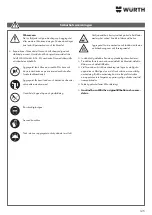 Preview for 125 page of Würth 0510 955 710 Operating Instructions Manual