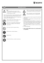 Preview for 149 page of Würth 0510 955 710 Operating Instructions Manual