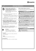 Preview for 160 page of Würth 0510 955 710 Operating Instructions Manual