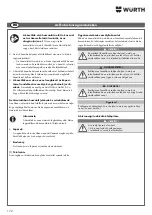 Preview for 172 page of Würth 0510 955 710 Operating Instructions Manual