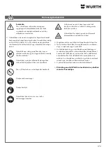 Preview for 173 page of Würth 0510 955 710 Operating Instructions Manual