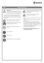 Preview for 185 page of Würth 0510 955 710 Operating Instructions Manual