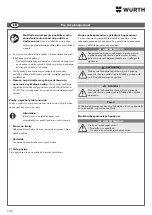 Preview for 196 page of Würth 0510 955 710 Operating Instructions Manual