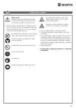 Preview for 197 page of Würth 0510 955 710 Operating Instructions Manual