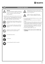 Preview for 209 page of Würth 0510 955 710 Operating Instructions Manual