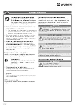 Preview for 232 page of Würth 0510 955 710 Operating Instructions Manual