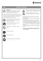 Preview for 293 page of Würth 0510 955 710 Operating Instructions Manual