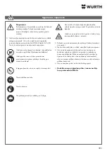 Preview for 305 page of Würth 0510 955 710 Operating Instructions Manual