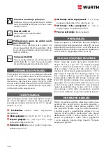 Предварительный просмотр 106 страницы Würth 0510 955 800 Operation Manual