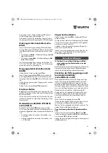 Preview for 14 page of Würth 0701 343 0 Translation Of The Original Operating Instructions