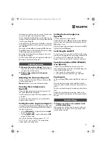 Preview for 22 page of Würth 0701 343 0 Translation Of The Original Operating Instructions