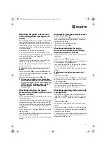 Preview for 23 page of Würth 0701 343 0 Translation Of The Original Operating Instructions