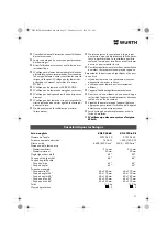 Preview for 37 page of Würth 0701 343 0 Translation Of The Original Operating Instructions