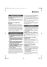 Preview for 39 page of Würth 0701 343 0 Translation Of The Original Operating Instructions