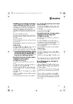 Preview for 100 page of Würth 0701 343 0 Translation Of The Original Operating Instructions