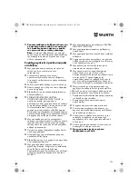 Preview for 105 page of Würth 0701 343 0 Translation Of The Original Operating Instructions