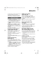 Preview for 108 page of Würth 0701 343 0 Translation Of The Original Operating Instructions