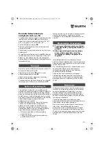 Preview for 129 page of Würth 0701 343 0 Translation Of The Original Operating Instructions