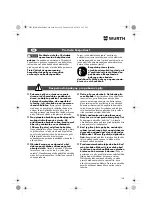 Preview for 150 page of Würth 0701 343 0 Translation Of The Original Operating Instructions