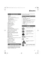 Preview for 153 page of Würth 0701 343 0 Translation Of The Original Operating Instructions