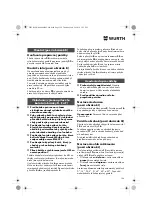 Preview for 154 page of Würth 0701 343 0 Translation Of The Original Operating Instructions