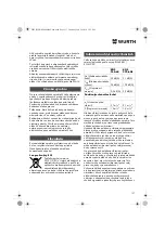 Preview for 157 page of Würth 0701 343 0 Translation Of The Original Operating Instructions