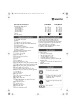 Preview for 162 page of Würth 0701 343 0 Translation Of The Original Operating Instructions