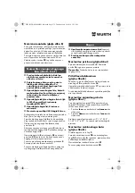 Preview for 172 page of Würth 0701 343 0 Translation Of The Original Operating Instructions