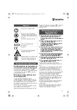 Preview for 181 page of Würth 0701 343 0 Translation Of The Original Operating Instructions