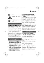 Preview for 207 page of Würth 0701 343 0 Translation Of The Original Operating Instructions