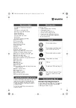 Preview for 225 page of Würth 0701 343 0 Translation Of The Original Operating Instructions