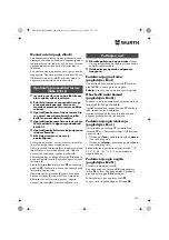 Preview for 226 page of Würth 0701 343 0 Translation Of The Original Operating Instructions