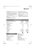 Preview for 233 page of Würth 0701 343 0 Translation Of The Original Operating Instructions