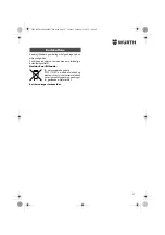 Preview for 27 page of Würth 0702 051 100 Operating Instructions Manual