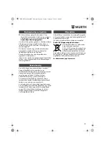 Preview for 48 page of Würth 0702 051 100 Operating Instructions Manual