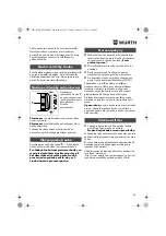 Preview for 50 page of Würth 0702 051 100 Operating Instructions Manual